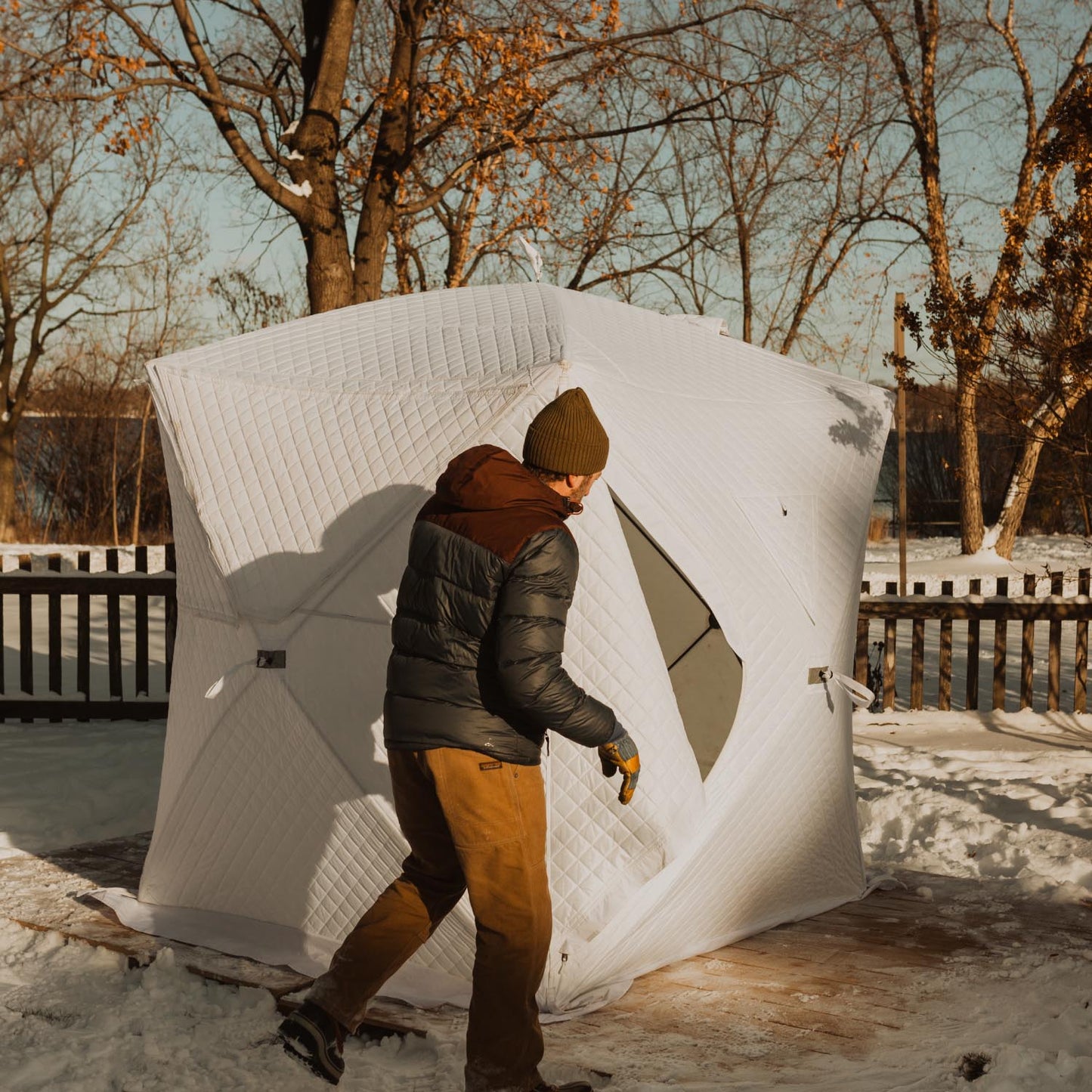 Halo Sauna Tent + Stove