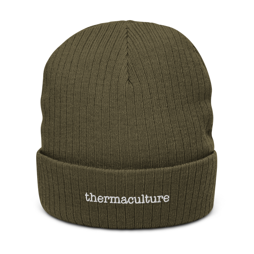 Ribbed Knit Thermaculture beanie