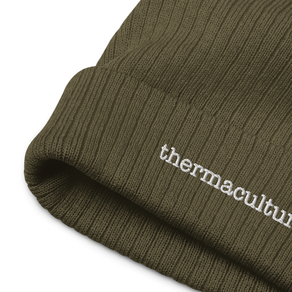 Ribbed Knit Thermaculture beanie